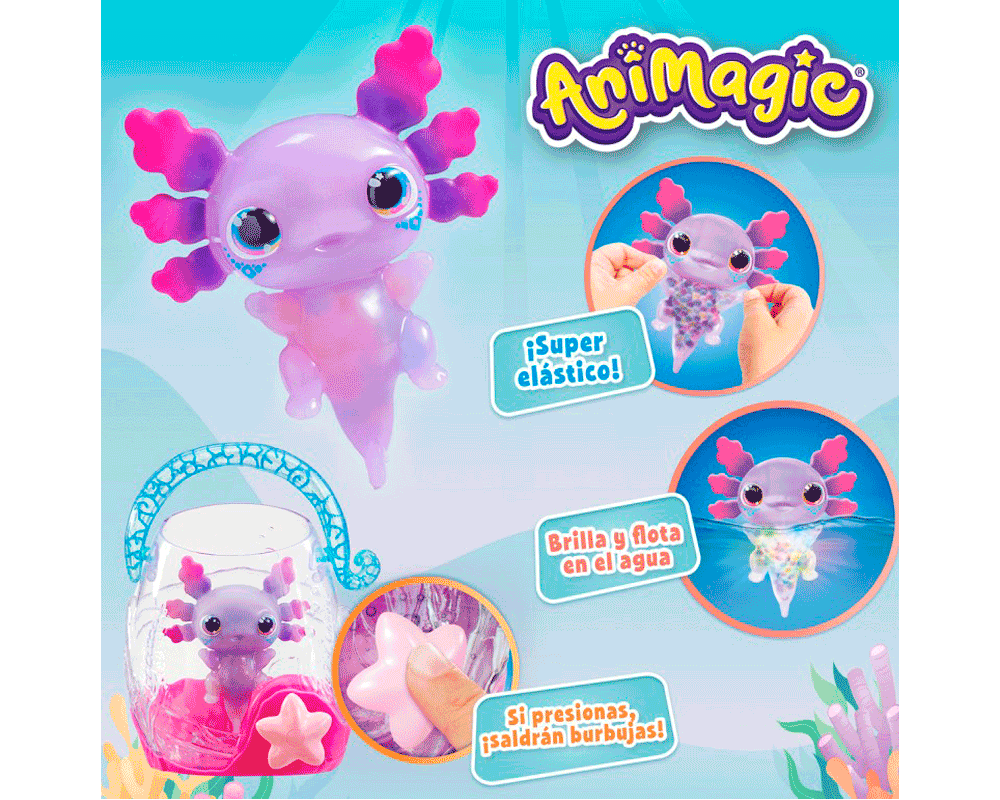 Axolotl Playset con Acuario Animagic Goliath Games