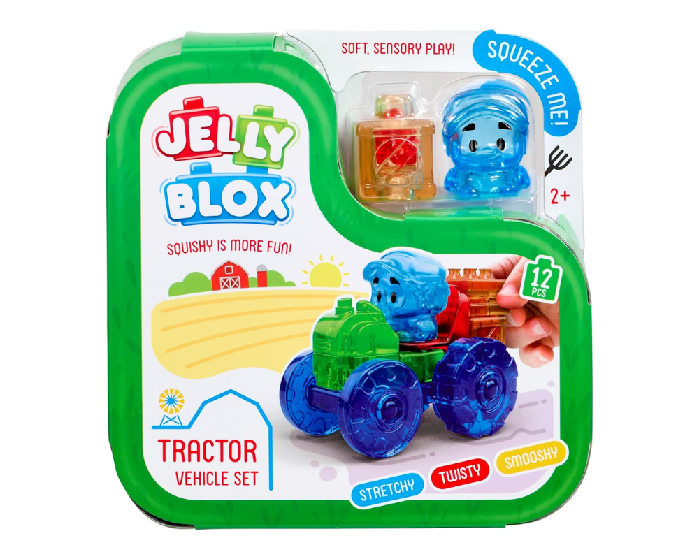 Tractor Set Jelly Blox. Juguetes Sensoriales