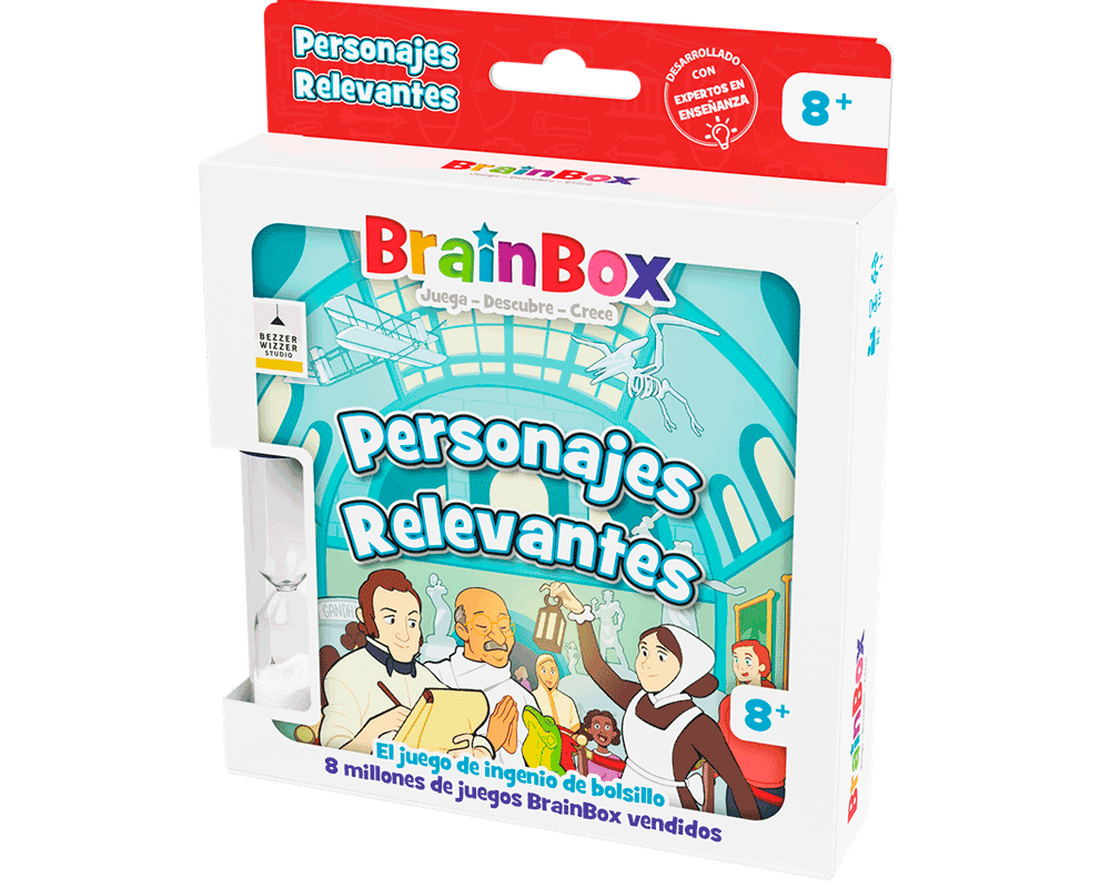 Brainbox Pocket Personajes Juego de Mesa en Español. Asmodee