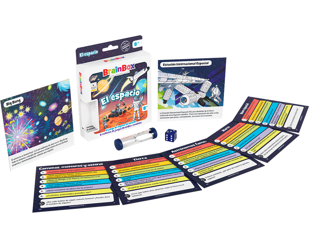 Brainbox Pocket El Espacio Juego de Mesa en Español. Asmodee