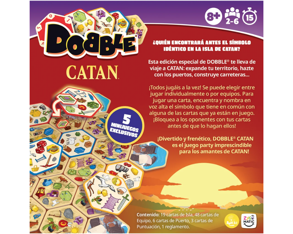 Dobble Catán: Juego de Mesa en Español. Asmodee