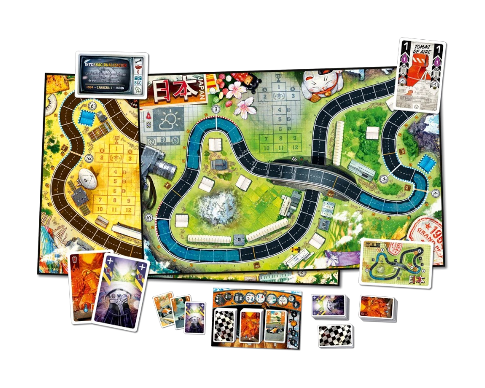Heat Lluvia Torrencial. Juego de mesa en Español. Asmodee