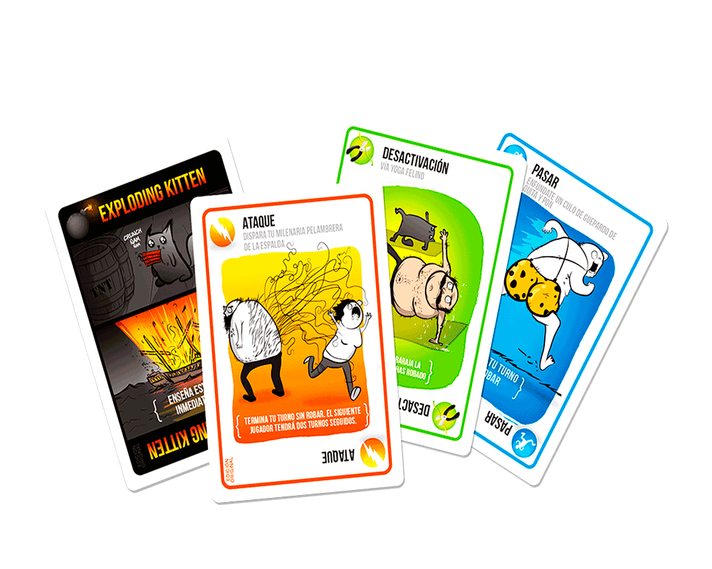 Exploding Kittens Original EN ESPAÑOL Juego de Mesa Tipo Party. Edad recomendada 8+