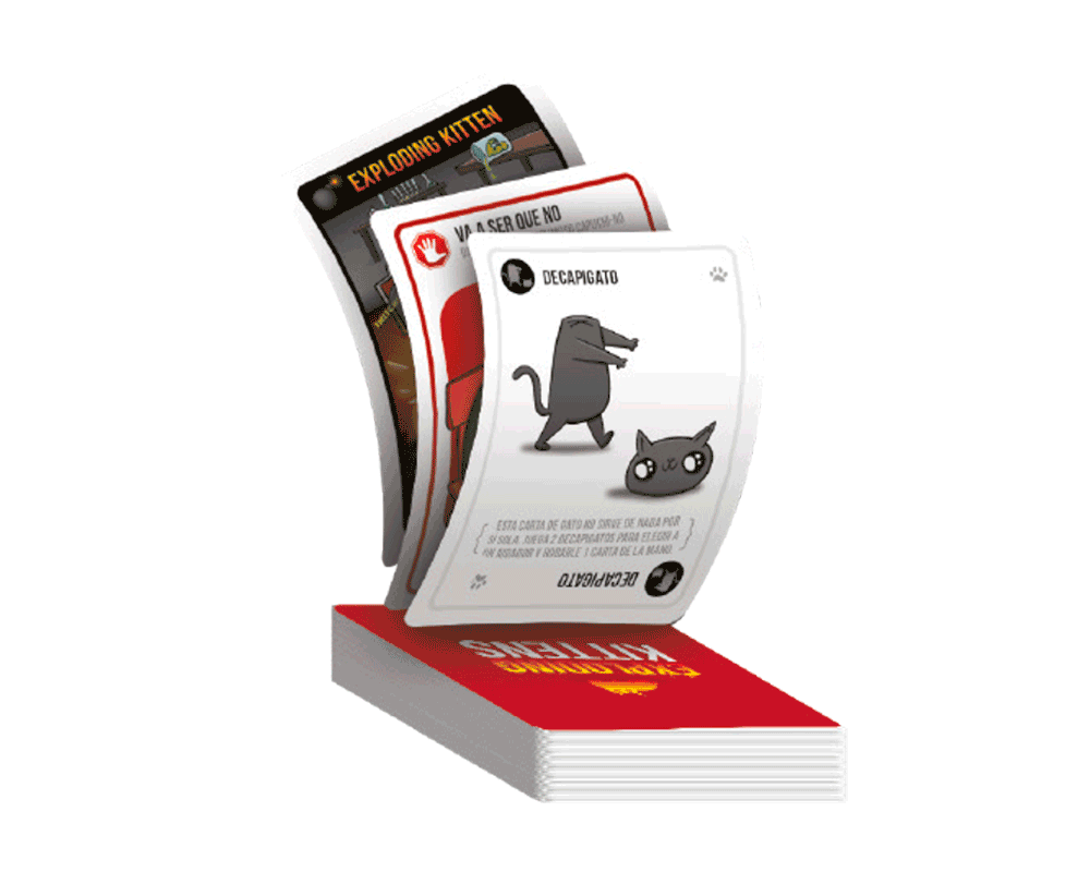 Juego Original Zombie Kittens Juego de Mesa en Español. Tipo Estrategia. Edad recomendada 7+. Exploding Kittens