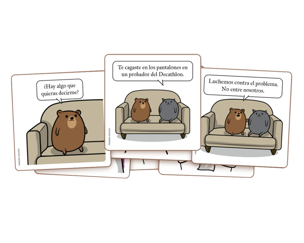 Pareja de Pacotilla. Juego de Mesa Exploding Kittens en Español. Edad 18+