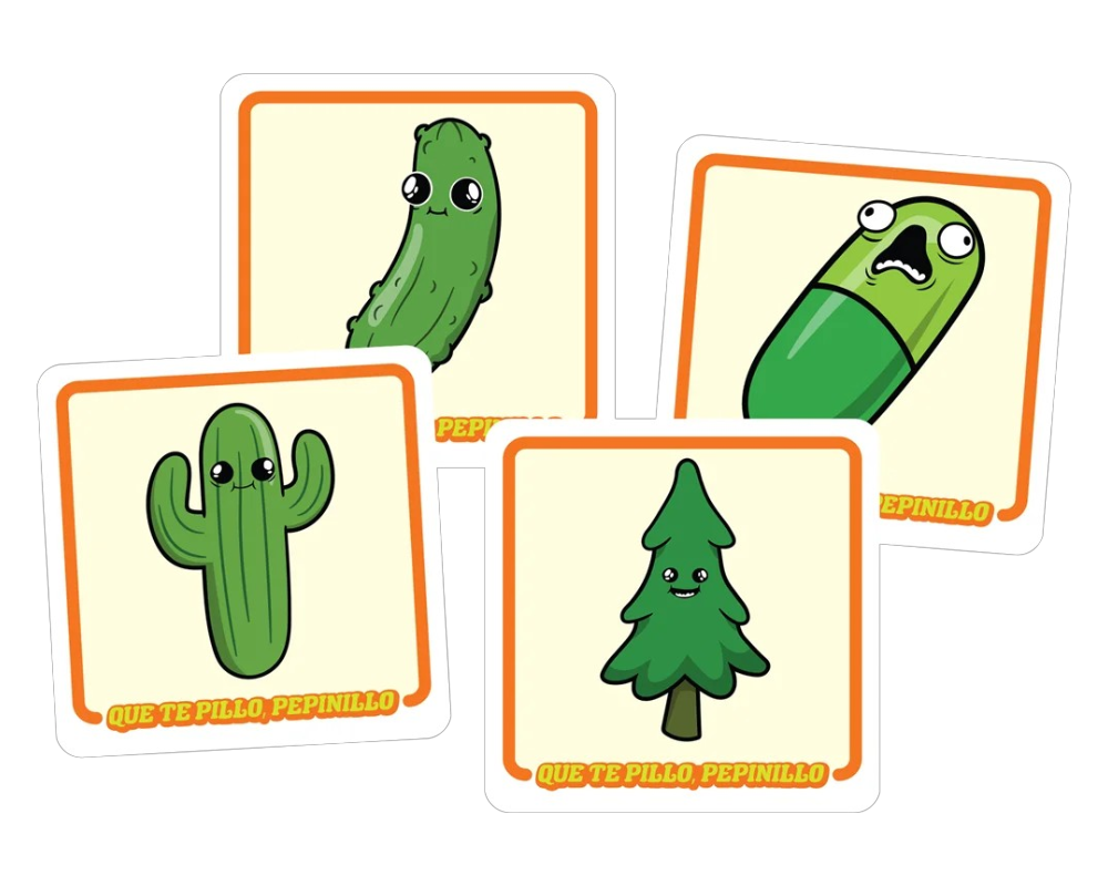 Que Te Pillo, Pepinillo. Juego de Mesa Exploding Kittens en Español. Edad 7+