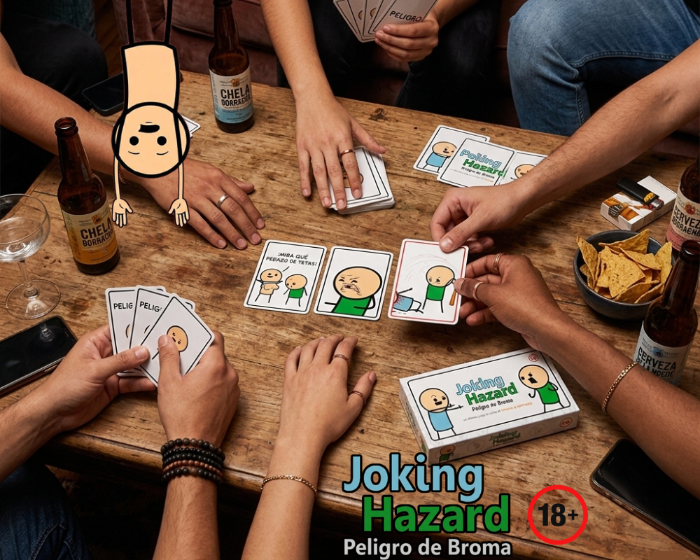 Peligro de Broma Juego de Mesa en Español Asmodee. Edad 18+