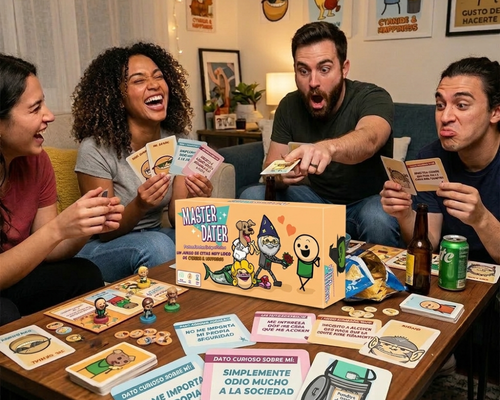 Master Dater Juego de Mesa en Español. Marca Asmodee