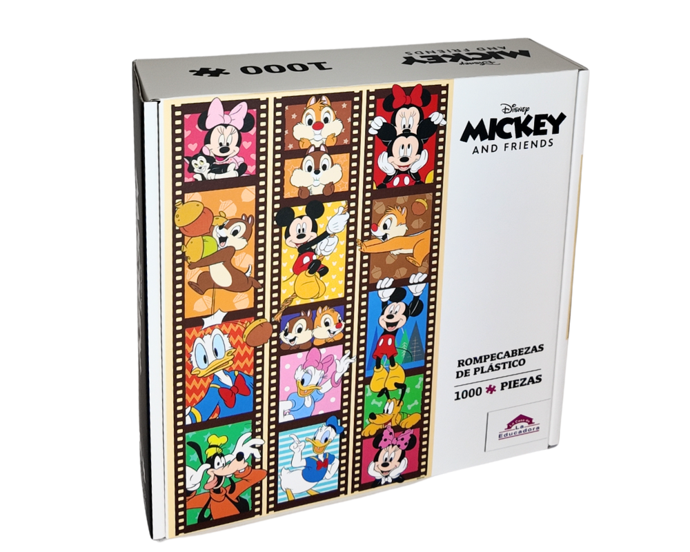 Rompecabezas Mickey Y Sus Amigos Disney 1000 Piezas De Plástico