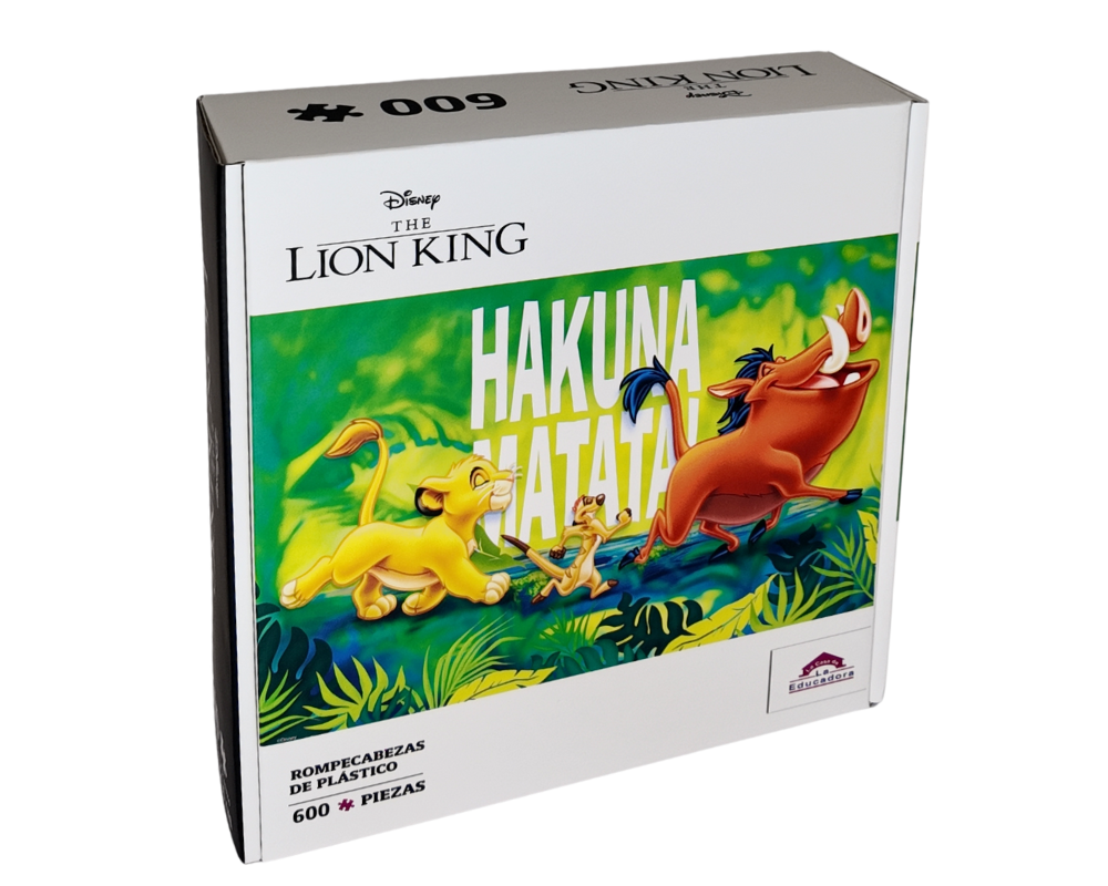 Rompecabezas El Rey León Hakuna Matata 600 Piezas Disney