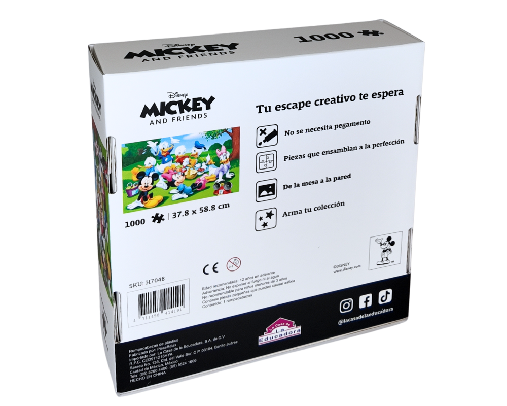Rompecabezas Picnic con Mickey Disney 1000 Piezas De Plástico