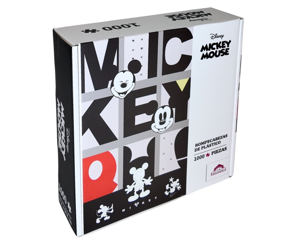 Rompecabezas Póster Mickey Disney 1000 Piezas De Plástico