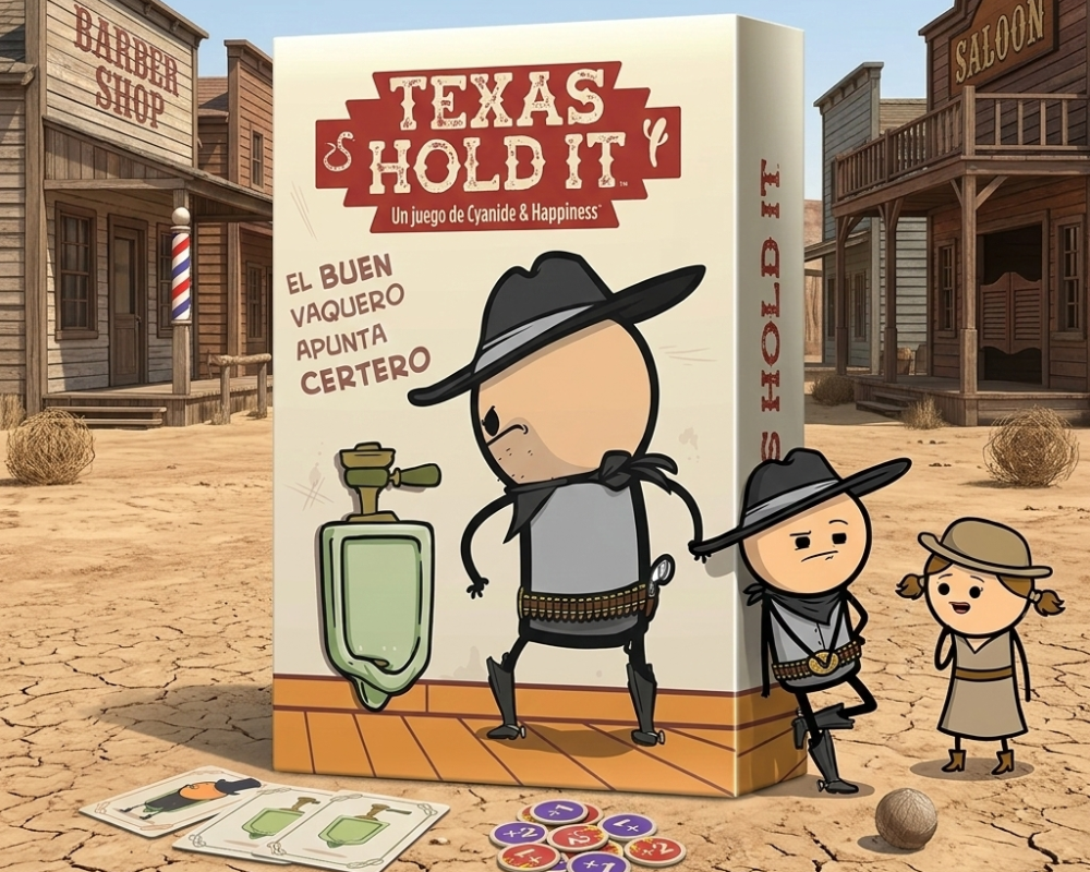 Texas Hold It Juego de Mesa en Español Asmodee. Edad 14+