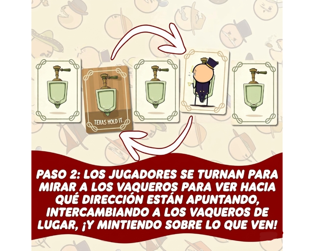 Texas Hold It Juego de Mesa en Español Asmodee. Edad 14+