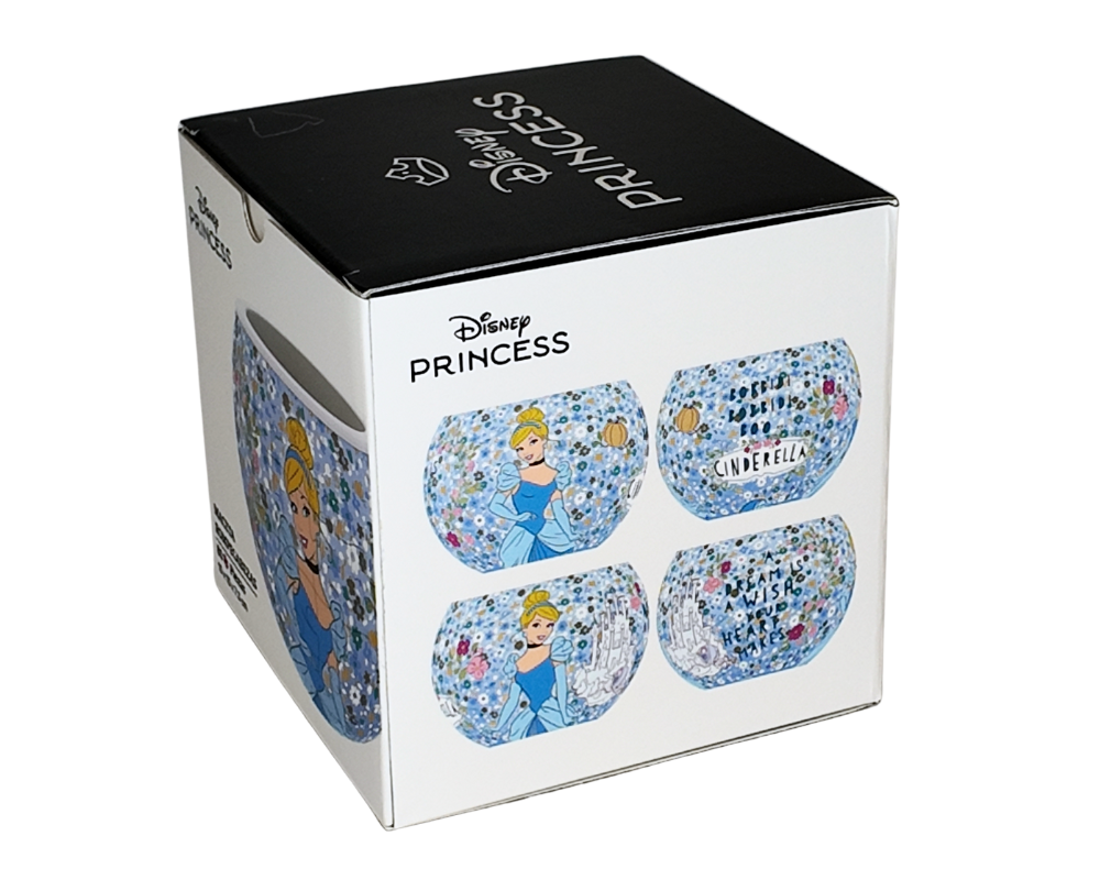 Maceta decorativa - Disney Cenicienta con Flores: Rompecabezas 3D de Plástico 80 Piezas PieceRelax