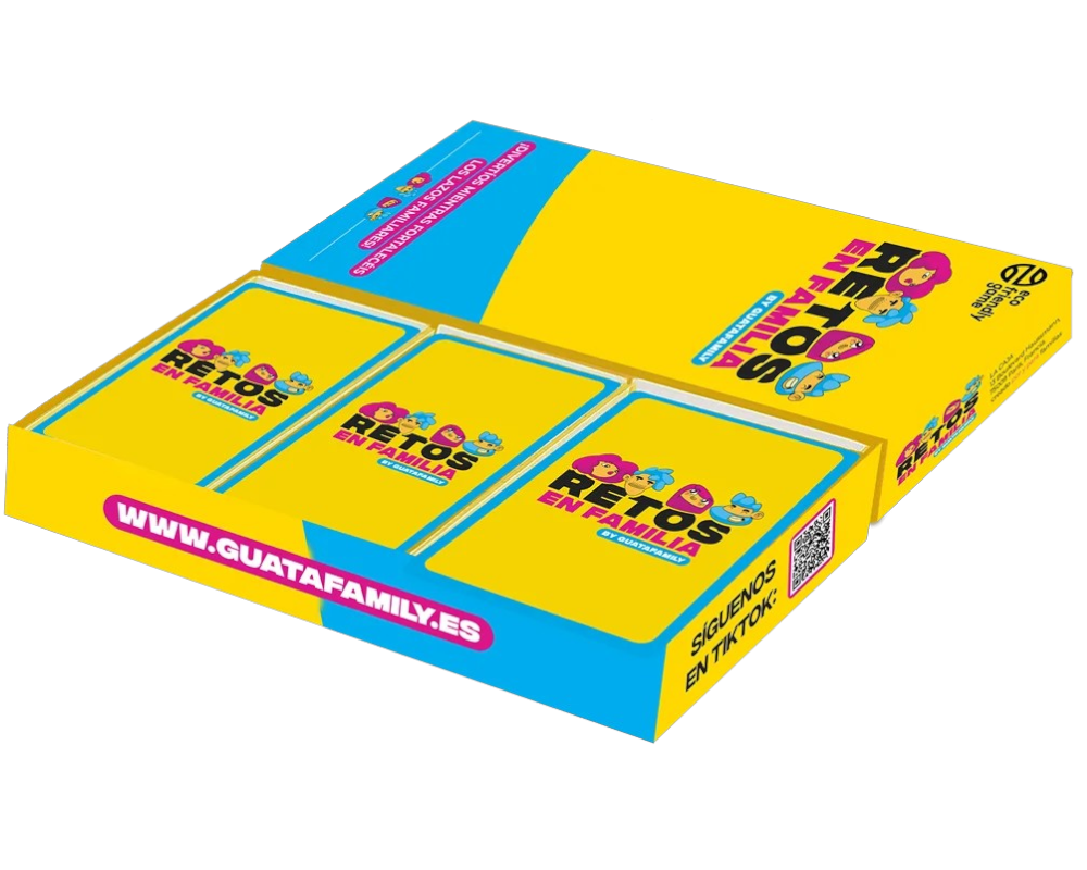 Retos en Familia Juego de Mesa. Marca Asmodee