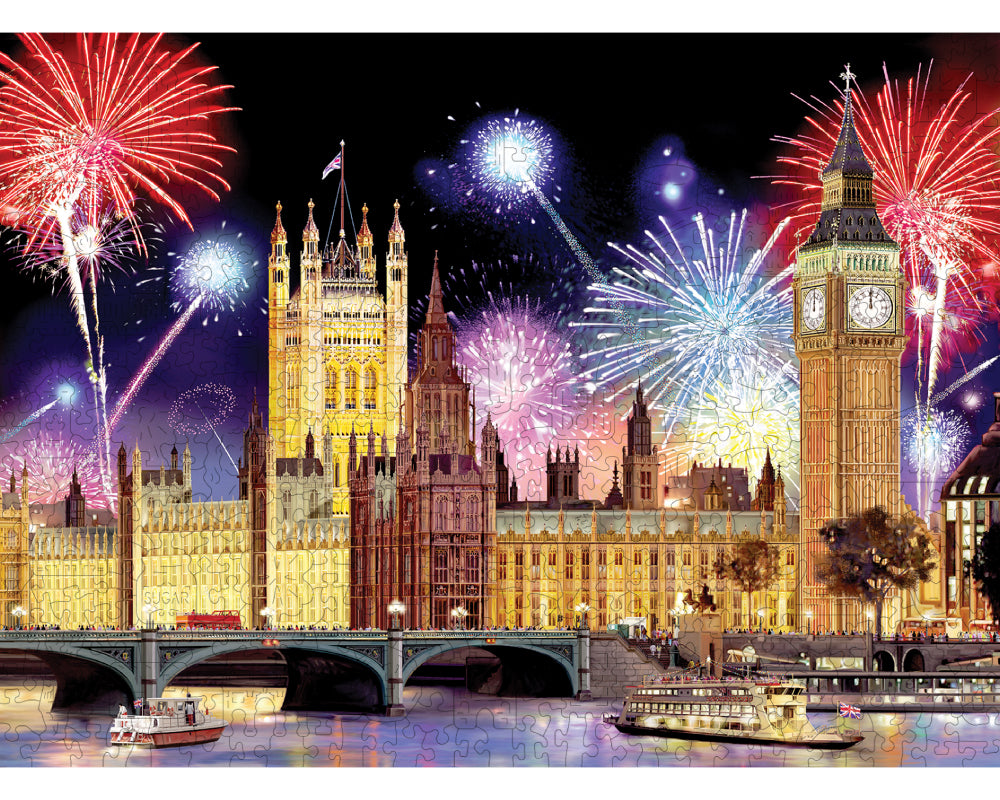 Londres de Noche: Rompecabezas 505 Piezas Wooden City