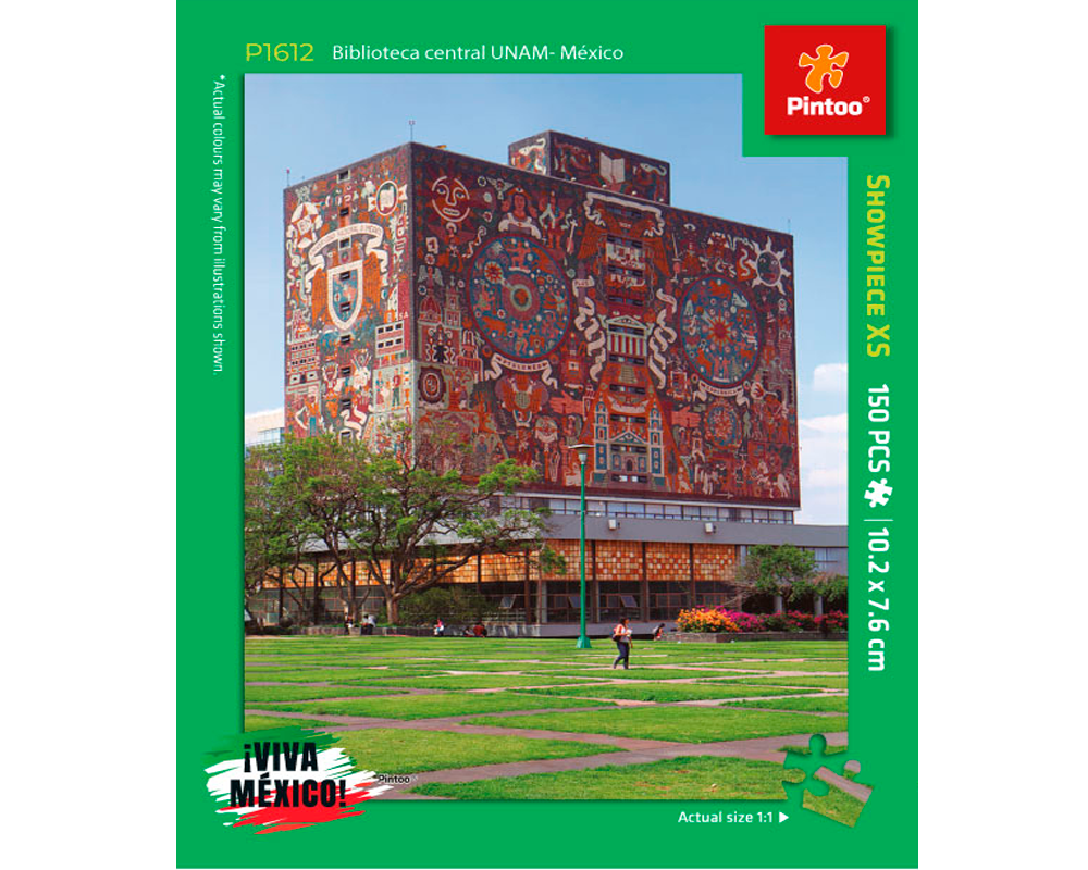 Biblioteca Central UNAM, Viva México: Rompecabezas 150 Piezas Miniatura PieceRelax