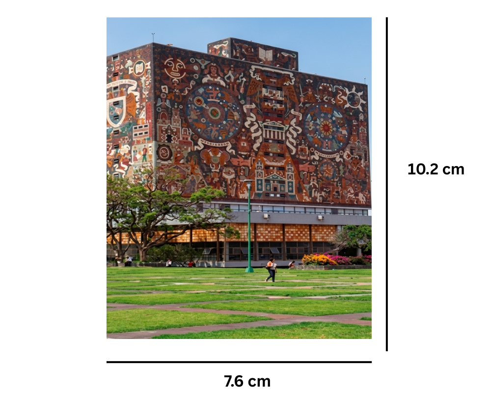 Biblioteca Central UNAM, Viva México: Rompecabezas 150 Piezas Miniatura PieceRelax