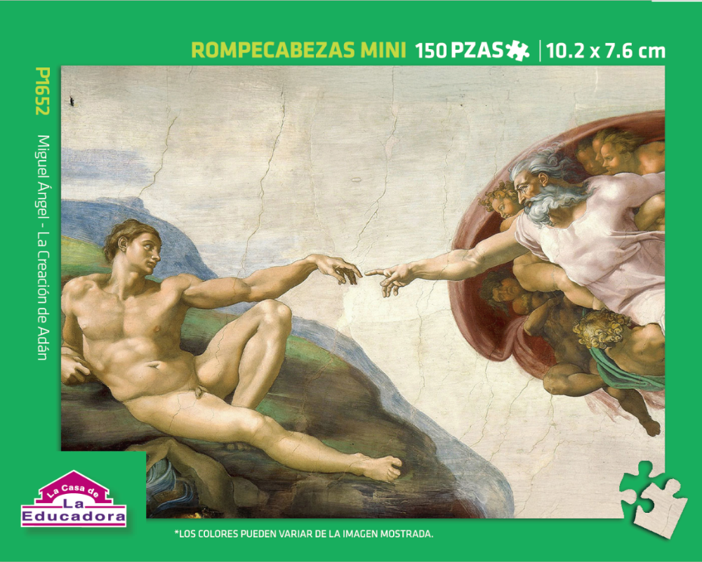 Miguel Ángel: Rompecabezas 150 Piezas Miniatura PieceRelax