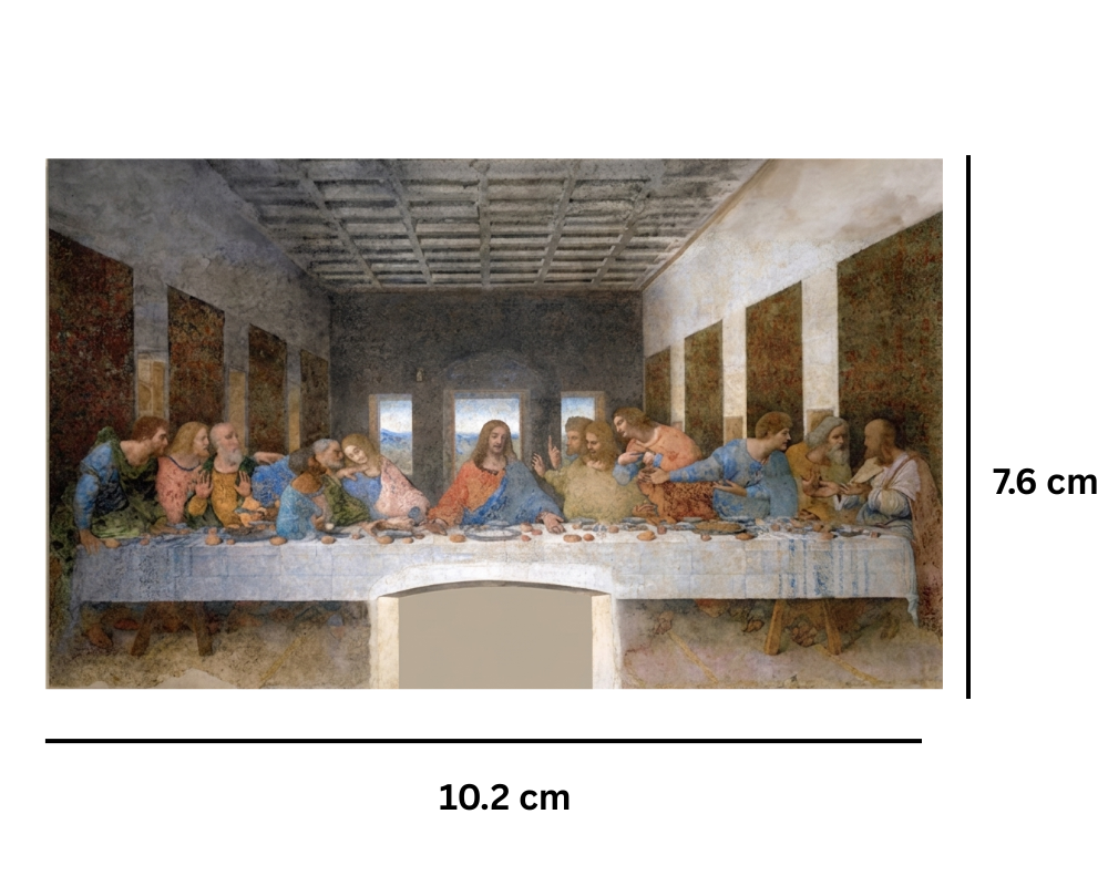 Leonardo Da Vinci, La Última Cena: Rompecabezas 150 Piezas Miniatura PieceRelax