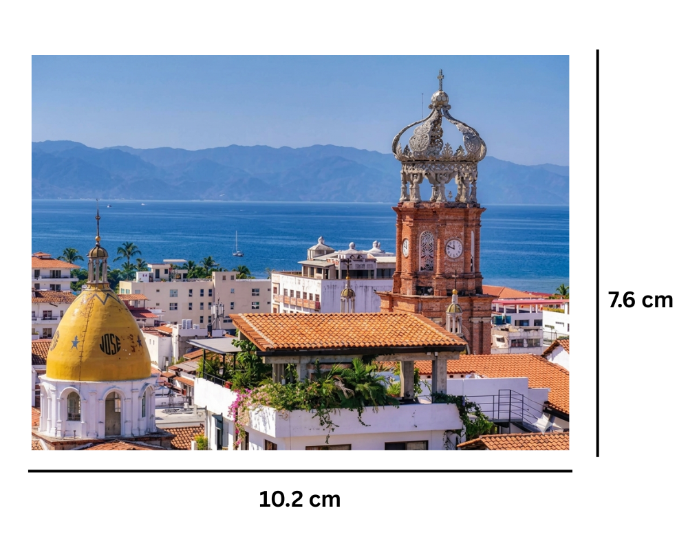 Puerto Vallarta, Jalisco, Viva México: Rompecabezas 150 Piezas Miniatura PieceRelax