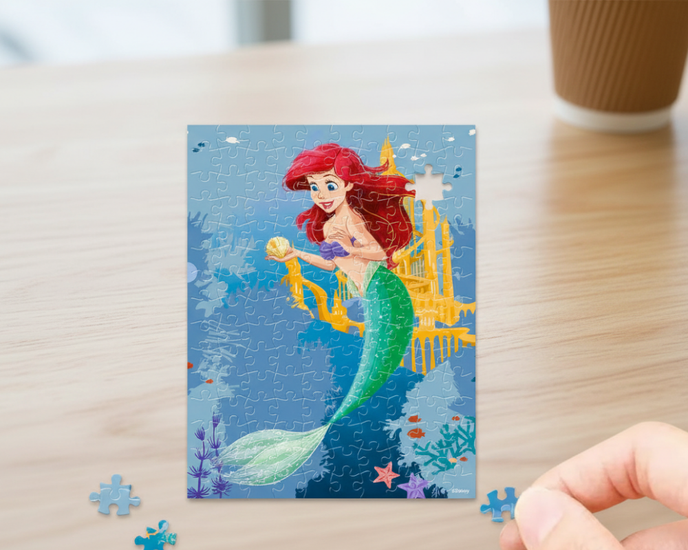 Rompecabezas Miniatura La Sirenita 150 Piezas de Plástico Disney