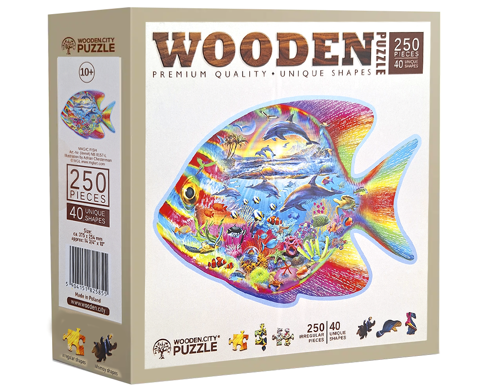 Pez Mágico: Rompecabezas 250 Piezas Wooden City