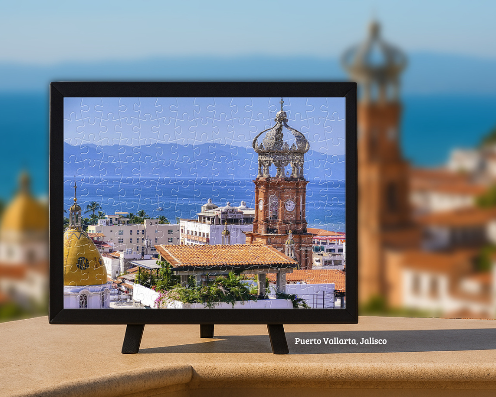 Puerto Vallarta, Jalisco, Viva México: Rompecabezas 150 Piezas Miniatura PieceRelax