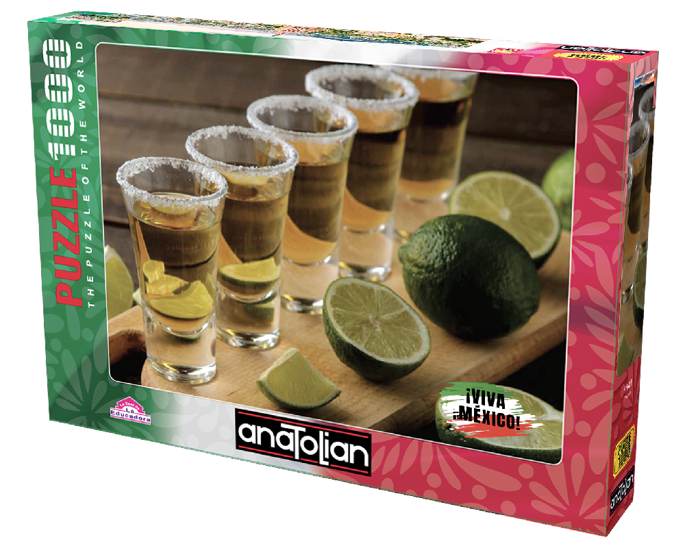 Viva México Tequila Rompecabezas 1000 Piezas Anatolian