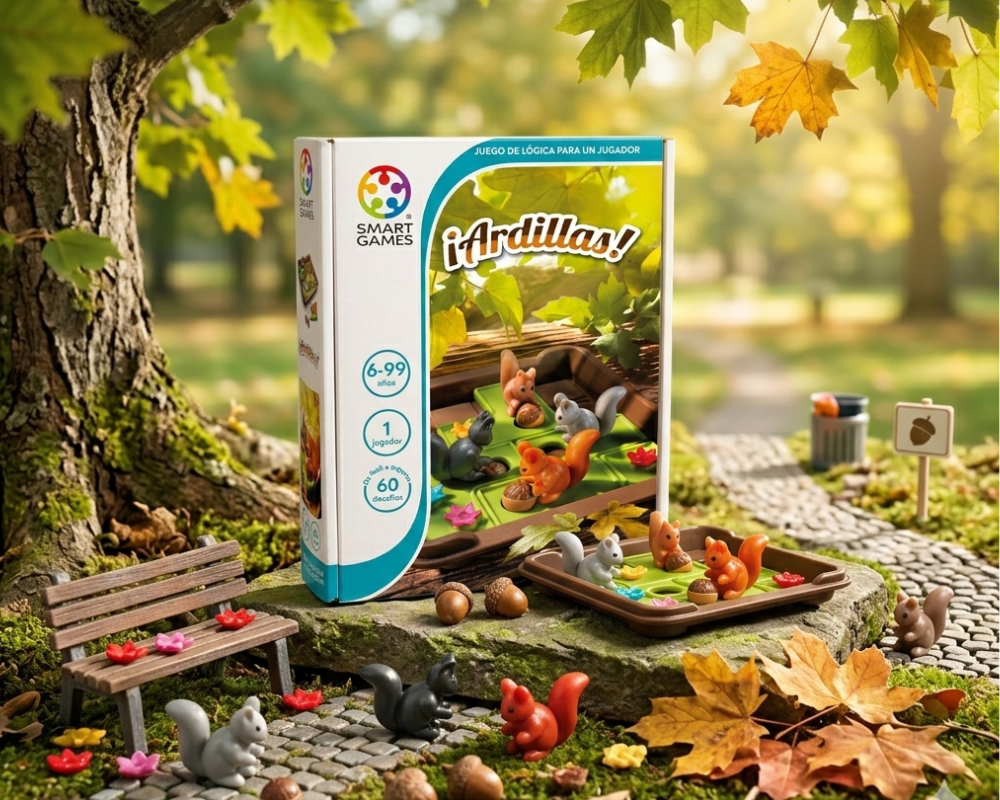 ¡Ardillas! / Squirrels Go Nuts! Juego de Lógica Smart Games