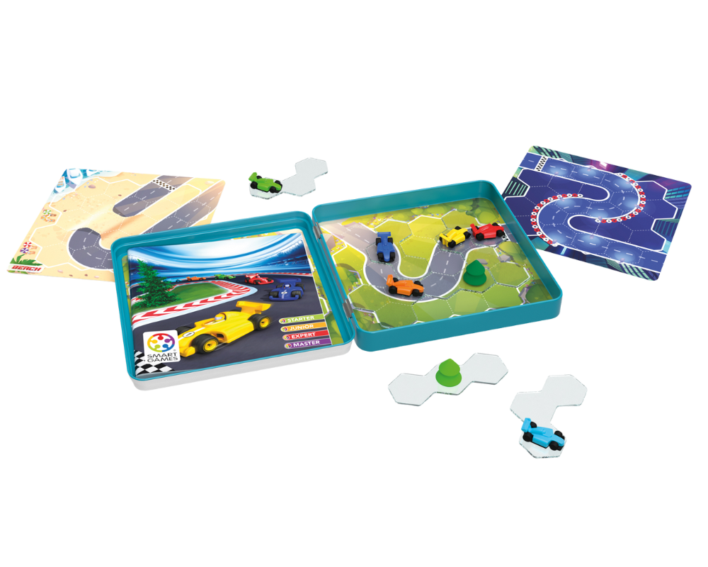 Pole Position Caja de Metal: Juego de Lógica Smart Games