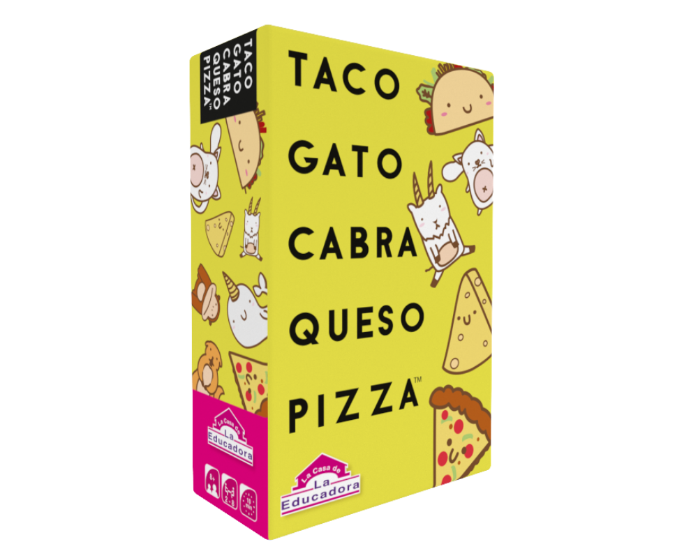 Taco, Gato, Cabra, Queso, Pizza En Español Blue Orange ™