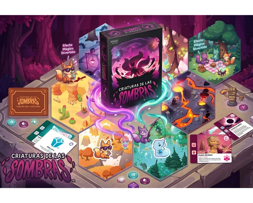 Criaturas de las Sombras: Juego de Mesa en ESPAÑOL. Asmodee