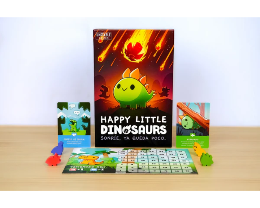 Happy Little Dinosaurs (en Español) Juego de Mesa Asmodee