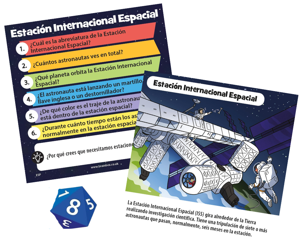 Brainbox Pocket El Espacio Juego de Mesa en Español. Asmodee