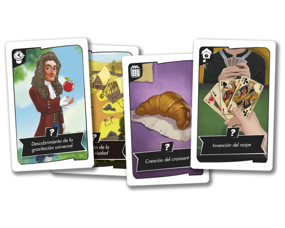 Timeline Twist Juego de Mesa en Español. Asmodee