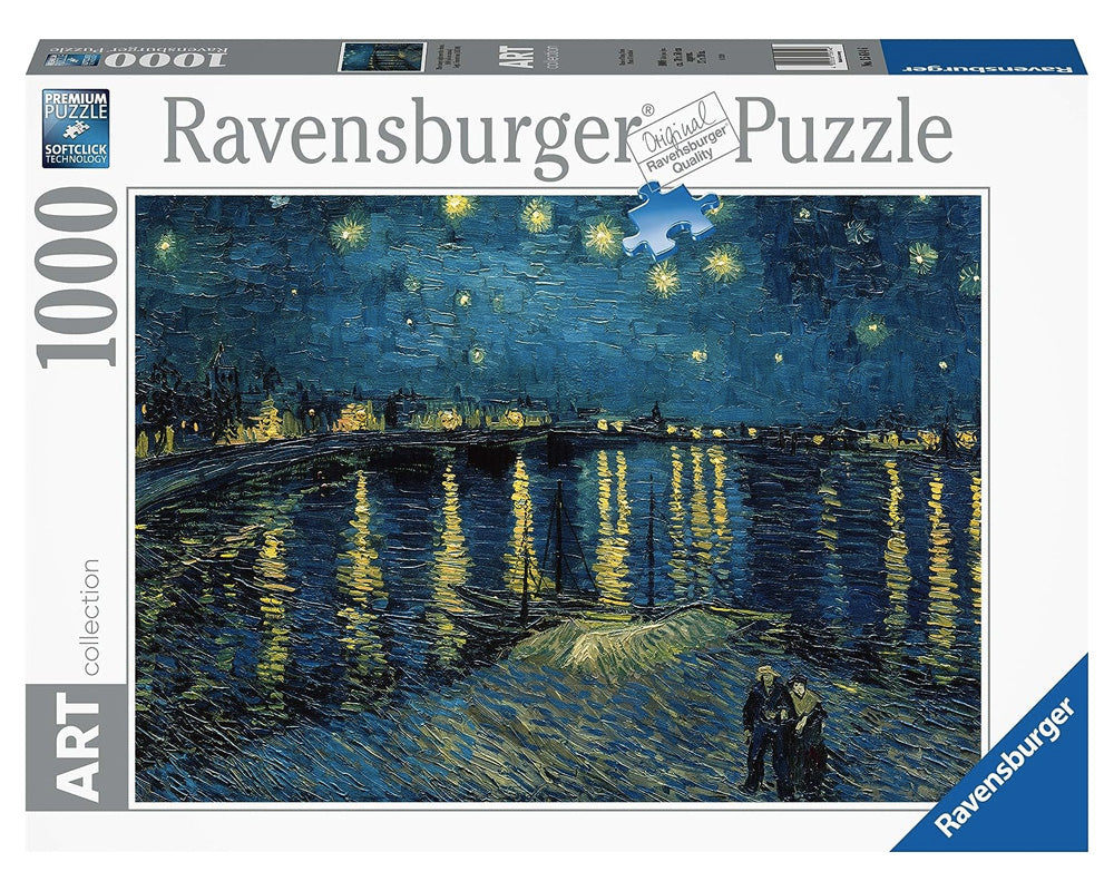 Van Gogh - Noche Estrellada: Rompecabezas de Arte 1000 Piezas Ravensburger