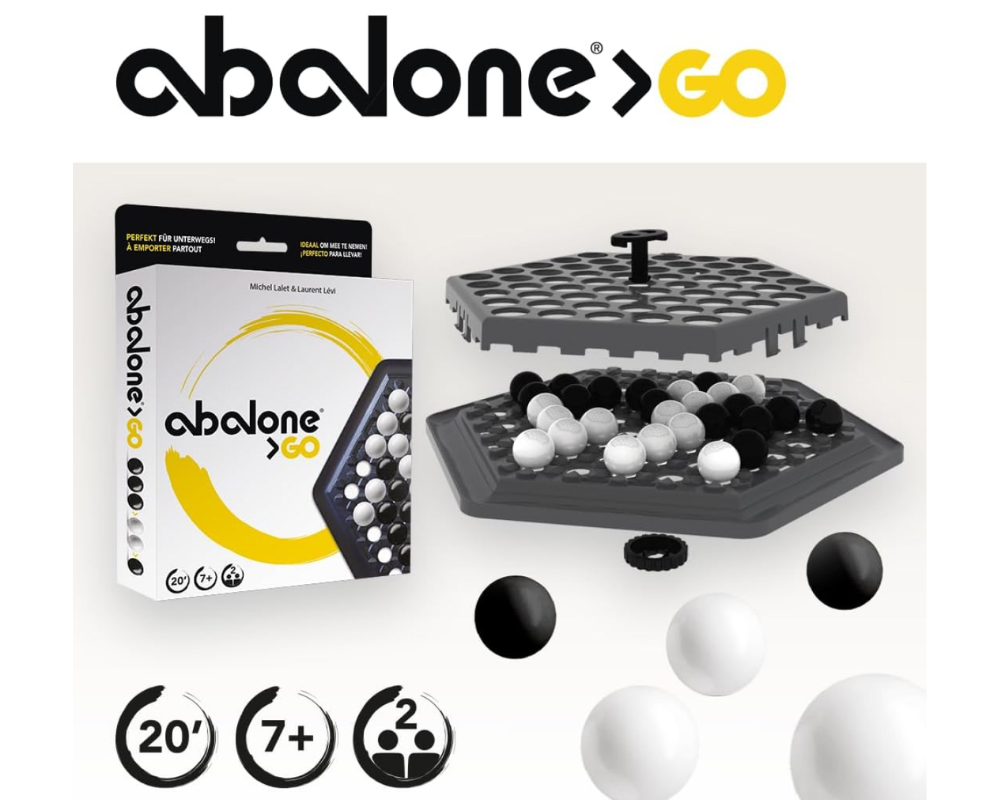 Abalone GO en Español. Juego de Mesa Asmodee