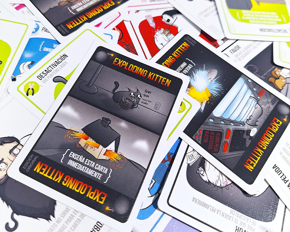Exploding Kittens Original EN ESPAÑOL Juego de Mesa Tipo Party. Edad recomendada 8+