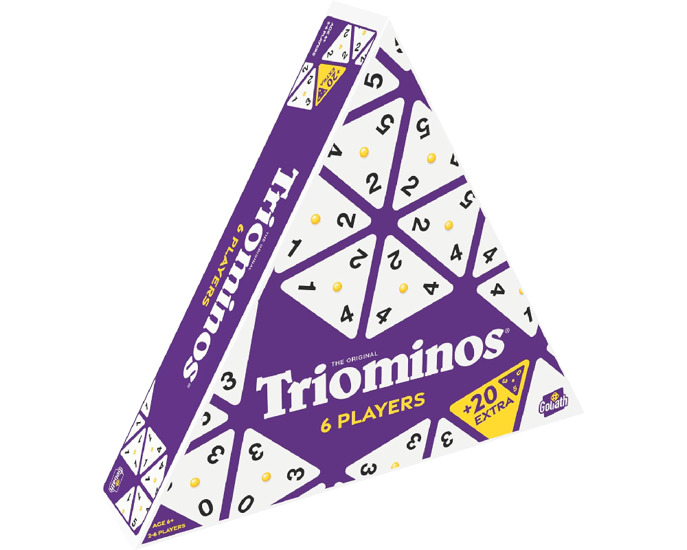 Triominos 6 Jugadores. Juego de Mesa. Goliath
