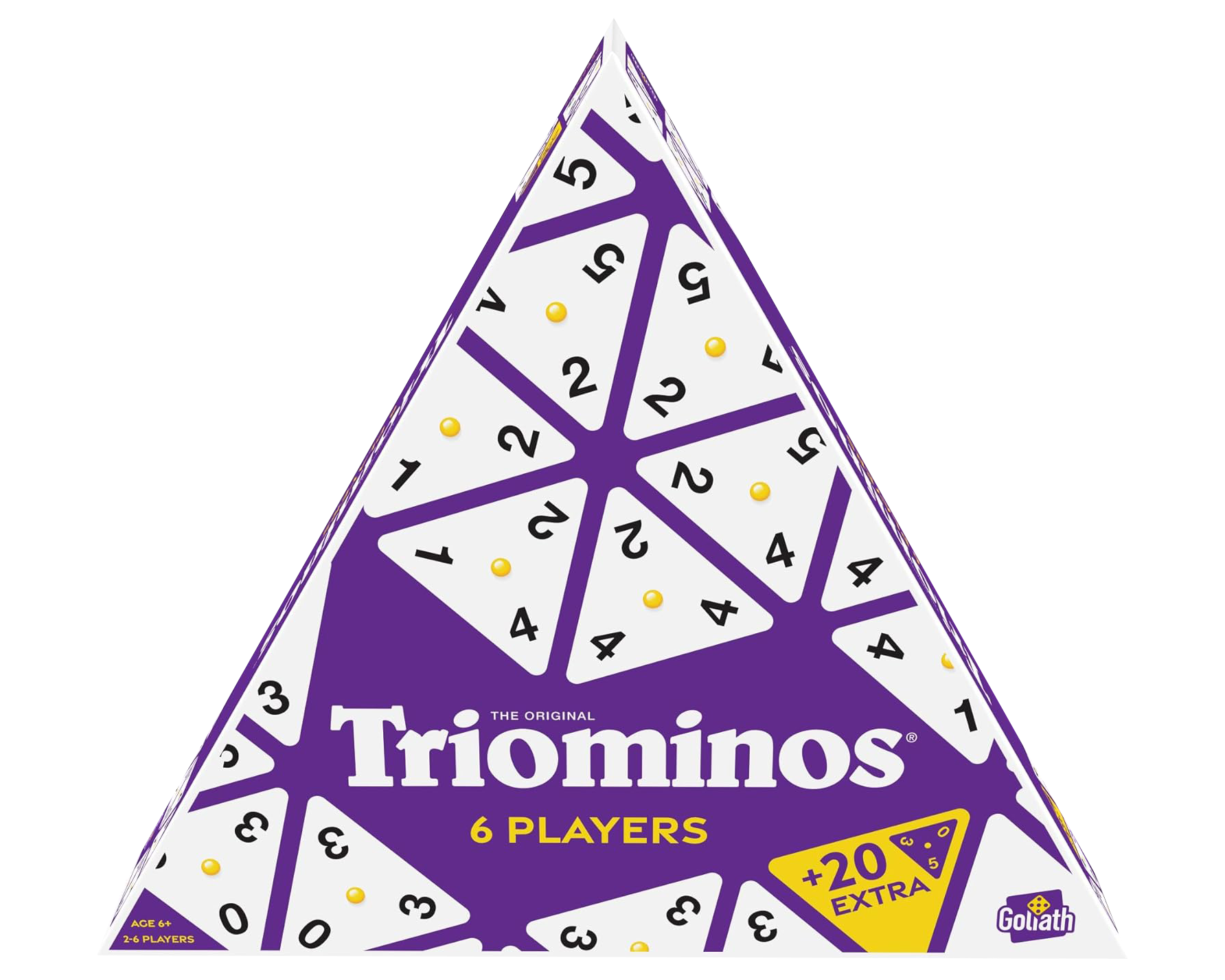 Triominos 6 Jugadores. Juego de Mesa. Goliath