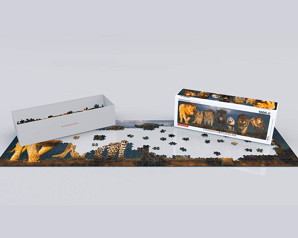 Grandes Felinos: Rompecabezas 1000 Piezas Eurographics