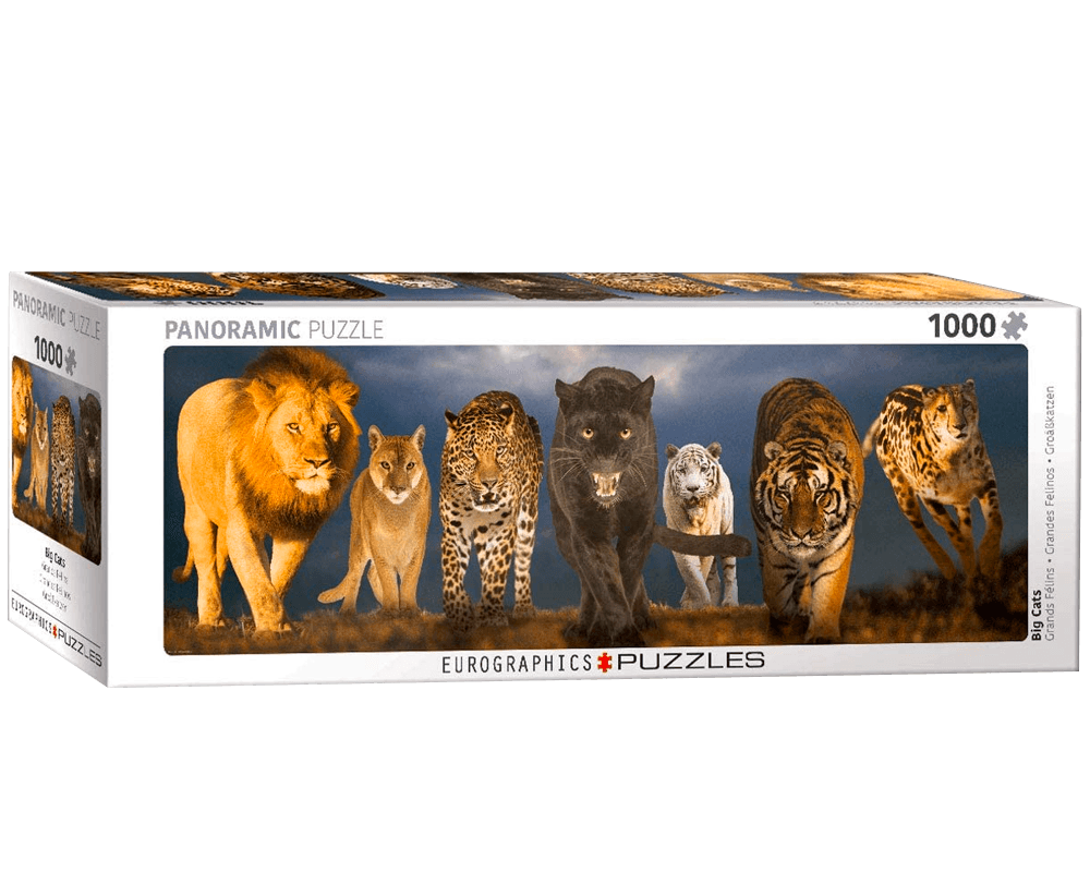 Grandes Felinos: Rompecabezas 1000 Piezas Eurographics