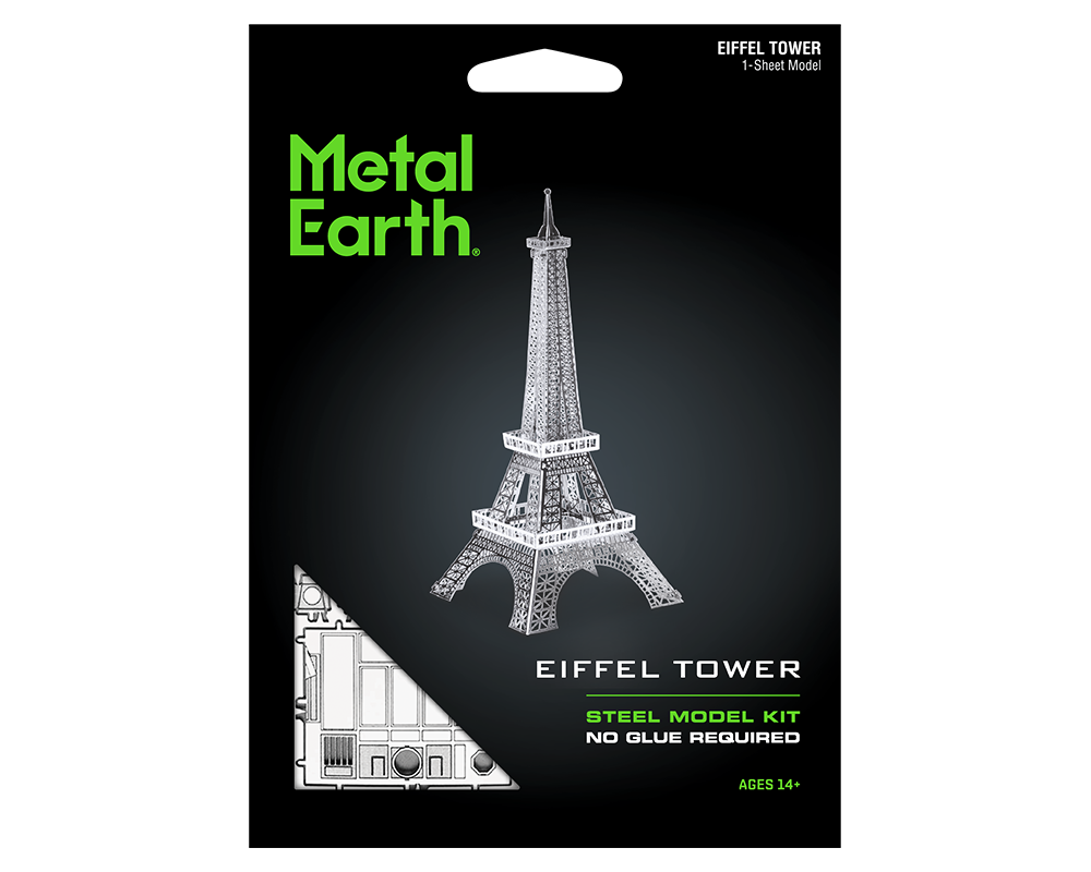 Torre Eiffel Paris: Rompecabezas Metálico 3D Fascinations