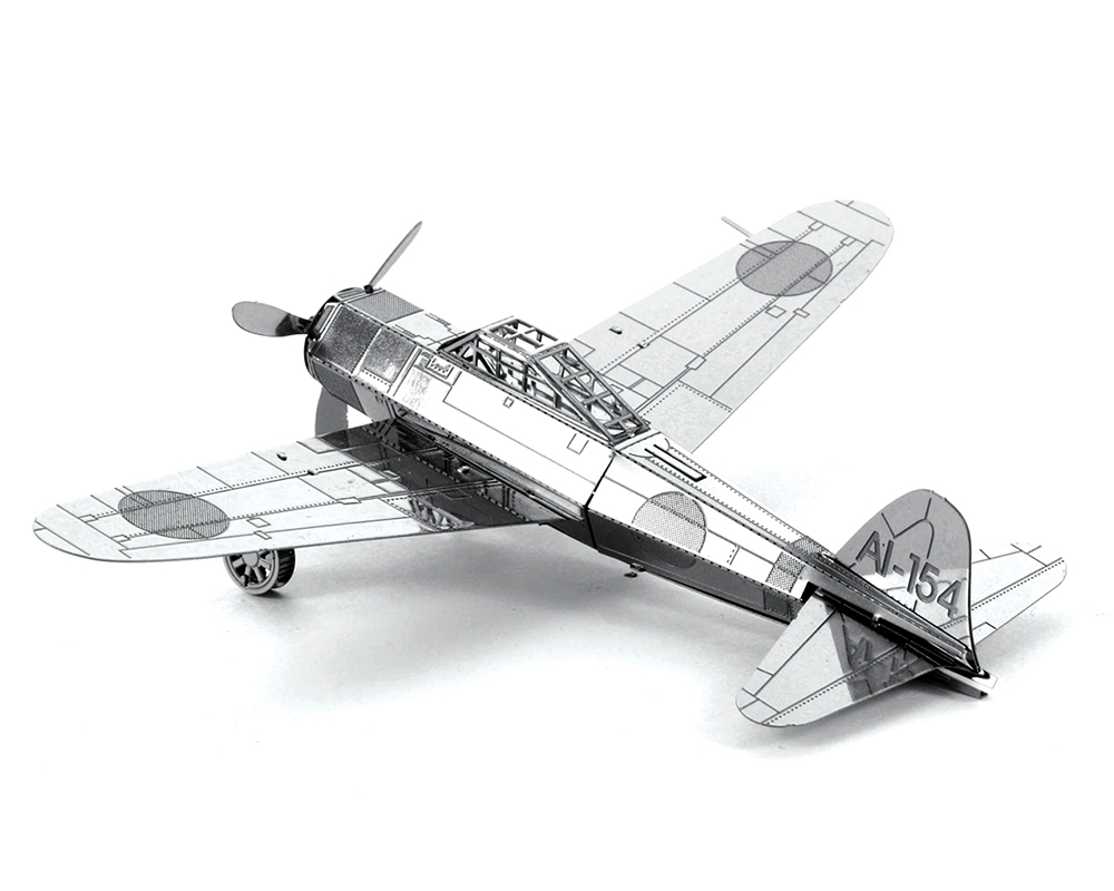 Mitsubishi Zero: Rompecabezas Metálico 3D Fascinations