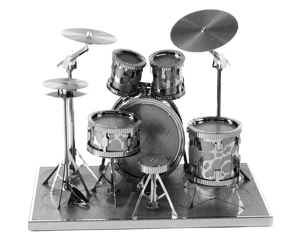 Set De Batería: Rompecabezas Metálico 3D Fascinations