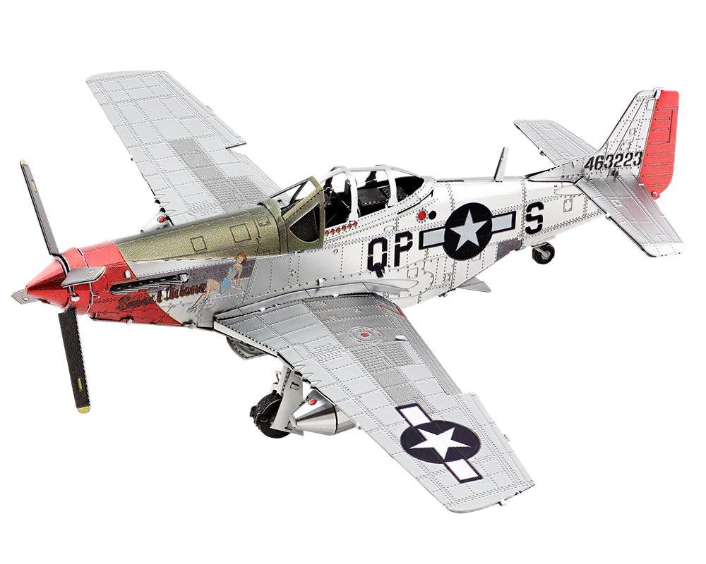 P-51D Mustang Sweet Arlene: Rompecabezas Metálico 3D Fascinations