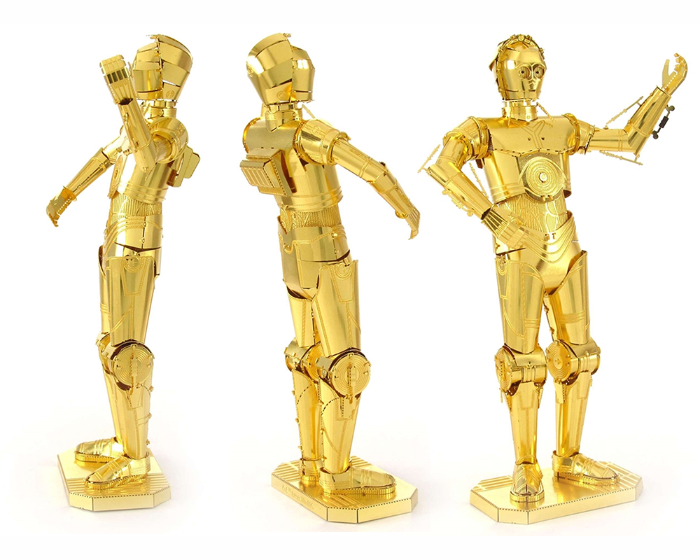 Star Wars - C-3PO: Rompecabezas Metálico 3D Fascinations