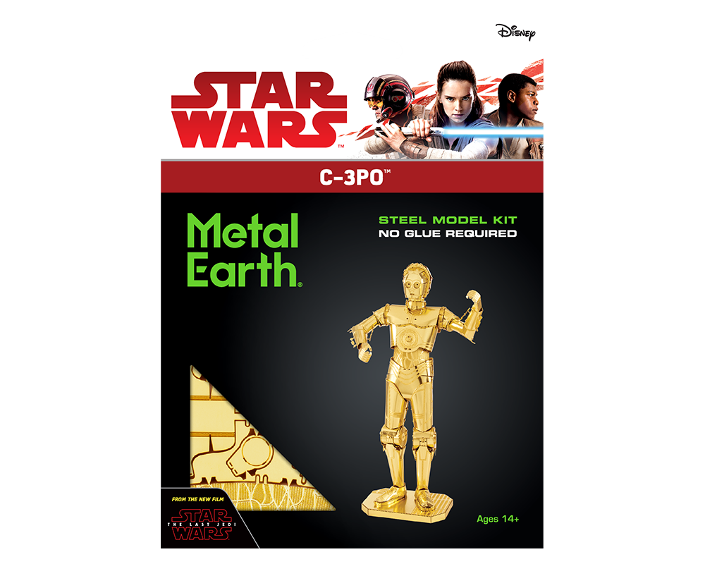 Star Wars - C-3PO: Rompecabezas Metálico 3D Fascinations
